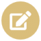 services icon business writing gold